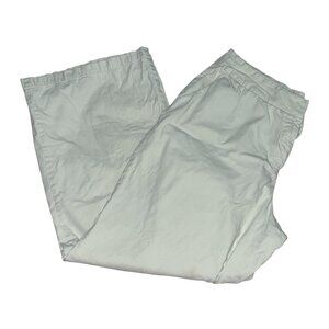 Chicos Womens Size 2.5 (Large- 14) Beige Cotton/Spandex Elastic Waist Pants With